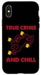 Coque pour iPhone X/XS True Crime and Chill