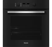 MIELE H2766-1B Air Fry Electric Pyrolytic Smart Oven - Black & Stainless Steel, Stainless Steel