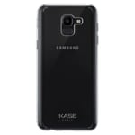 Coque hybride invisible pour Samsung Galaxy J6 2018, Transparente - Neuf