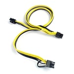 FEICHAO 3Pcs Modular PSU Power Supply Cables PCI-e 6pin to 8 Pin (6+2)+2pin PCI Express Internal Power Splitter Ribbon Cable