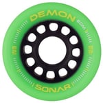Sonar Demon EDM 62mm Roller Skate Wheels - Green