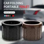Portable Toilet Camping for Adults Kids Folding Commode Toilet Seat for Outdoor Car Hiking Long Trips Strong PVC Multi-purpose Trash Can