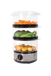 3 Tier Layer Compact Food Steamer