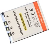 Kompatibelt med Casio Exilim Card EX-S770BE, 3.6V (3.7V), 630 mAh