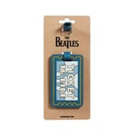 BEATLES - Luggage/Bag Tag Pu - The Beatles Ticket To Ride - New Lugg - K600z