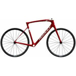 Ridley Bikes Fenix Disc 105 Carbon Road Bike - Candy Red Metallic / White Battleship Grey S Grey/Candy /White