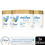 Dove Body Love Pre-Cleanse Shower Butter 283ml or Body Cleanser 517ml, 3 Pack