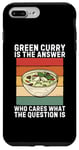 Coque pour iPhone 7 Plus/8 Plus Le curry vert est la réponse qui se soucie de la question