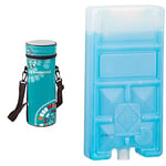 Campingaz 2000032468 Porte-Bouteille Mixte Adulte, Bleu & Accumulateur de Froid Freez'Pack M5 - Lot de 2