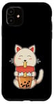 iPhone 11 Cat Mug Straw Case