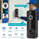 Smart Wireless WiFi Ring Doorbell Security Intercom Video Camera Human Detect UK