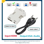HD2VGA - UE - convertisseur extracteur Audio vers HDMI, adaptateur optique SPDIF RCA compatible avec sortie a