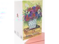 Färsk B6-Carnet Zzg-190503 Förgylld Födelsedagsblommor