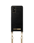 iDeal Mobilhalsband Galaxy S20+ Jet Black Croco