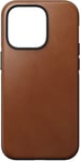 Nomad Modern Leather Case (iPhone 14 Pro) - Svart
