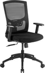 Prokord Ergonomisk Kontorsstol Pc-1977-s – Svart Mesh & Tyg