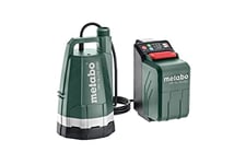 Metabo TPF 18 LTX 2200 Cordless Submersible and Rain Barrel Pump (18 V, Max. Delivery Head 22 m, Flow Rate 2200 l/h, Garden Pump, Without Battery)