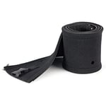 StarTech.com 40" (1m) Neoprene Cable Management Sleeve with Zipper & Buckle - 1.2" (3cm) Diameter - Computer/PC Power/Network/AV Cord Cover/Manager - Flexible Cable Organizer Wrap - Black (WKSTNCMZP)