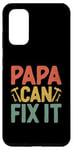 Galaxy S20 Papa Can Fix It Father's Day Family Dad Handyman Case