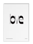 Love Home Decoration Posters & Frames Posters Black & White Multi/patterned Olle Eksell