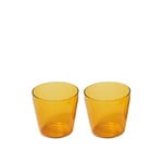 NINE - Milk set of 2 glasses Yellow - Dricksglas