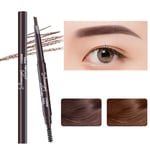 1 Piece Waterproof Eyebrow Pencil Double Head Eyebrow Spiral Brush Long Lasting Natural Eye Brow Pen Suitable for Natural Eyebrow Makeup Birthday Valentine's Day Gift