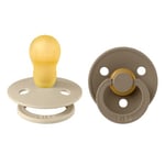 BIBS® Napp Colour Vanilla/Dark Oak 18 månader, 2 st.