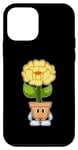 iPhone 12 mini Plant pot Peony Flower Case