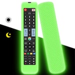 Protective Case for Samsung Universal Remote Control,Silicone Cover for BN59-01178W AA59-00652A RM-D1078+ BN59-01178B CooLux Shock Proof Remote Controller Skin Anti Slip Replacement Sleeve-Glow green
