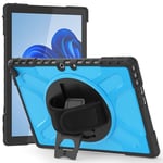 Microsoft Surface Pro 11 etc. Skal med handrem - Blå