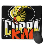 Cobra Kai Logo Karate Kid Customized Designs Non-Slip Rubber Base Gaming Mouse Pads for Mac,22cm×18cm， Pc, Computers. Ideal for Working Or Game