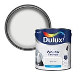 Dulux Matt Emulsion Paint For Walls And Ceilings - White Mist 2. 5 Litres