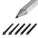 5 st pennor spetsar stylus penna spets 2h 2h ersättningskit för Surface Pro 7/6/5/4/bok/studio/go
