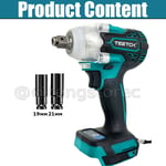 18V Cordless Brushless Impact Wrench For Makita DTW285Z /3.0Ah Battery /Charger