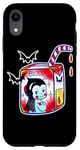 Coque pour iPhone XR Boîte à jus Kewpie Baby Vampire Blood Juice, Tattoo Flash