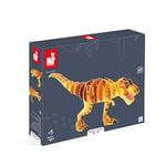 JANOD - Puzzle Enfant 3D Dinosaure T Rex - Puzzle en Volume 27 Pièces - Jeu de Construction - Carton FSC - Fabriqué en France - Dès 5 Ans, J05837