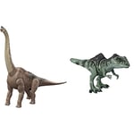 Jurassic World Dominion Dinosaur Toy, Brachiosaurus Action Figure 32 Inches Long & Dominion Dinosaur Toy, Strike N Roar Giganotosaurus, Action Figure