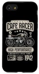 Coque pour iPhone SE (2020) / 7 / 8 Café Racer Moto Anniversaire Motard Né en 1942