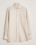 100Hands Striped Linen Shirt Brown