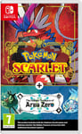 Nintendo Switch Pokemon Scarlet + The Hidden Treasure Of Area Zero Game NEW