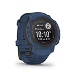 Garmin [ Renewed ] Instinct 2 SOLAR, Rugged GPS Smartwatch, Built-in Sports Apps and Health Monitoring, Solar Charging and Ultratough Design Features, Tidal Blue (Renewed)