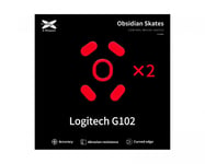X-raypad Obsidian Mouse Skates til Logitech G102/G Pro