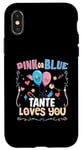 Coque pour iPhone X/XS Rose ou bleu Tante Loves You Best Auntie Ever Aunt Life