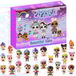 Julkalender 24st Figurer Dockor Leksaker Jul 24 Dagars Nedräkning Kalendrar Blind Box -A