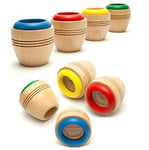 OFKPO 4Pcs Wooden Kids Toy Bee Eye Effect Mini Magic Kaleidoscope to Observe the Colorful World Funny Children Gifts