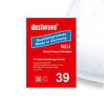 Dustwave® Lot de 10 sacs d'aspirateur pour aspirateurs Kärcher A 2025 Me - Fabriqués en Allemagne