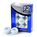 Second Chance Callaway Assortis Modèle 100 Balles de Golf de récupération Grade A avec Sac de Rangement réutilisable, Mixte, CAL-MIX-100-A, Blanc, 100