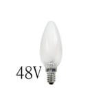 Matt glödlampa kronljus E14 15W 48V