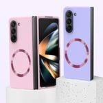 Galaxy Z Fold 5 Mobilskal Magsafe Skin-touch PC Slim - Lila
