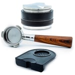 Kaffe 54mm Bottenlös Portafilter + 53mm Kaffe Distributör & Tamper + För Barista